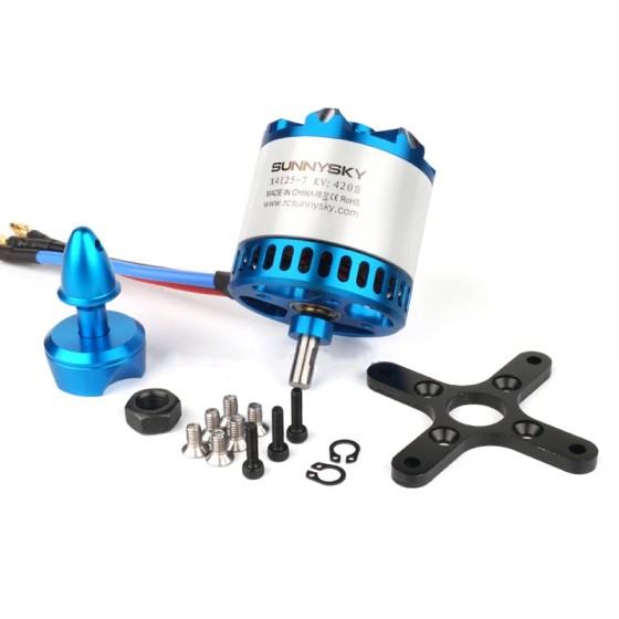 Original SUNNYSKY X4120-III X4125-III X4130-III 310KV-480KV Brushless Motor Plastic RC Quadcopter Airplane and Fixed Wing Plane